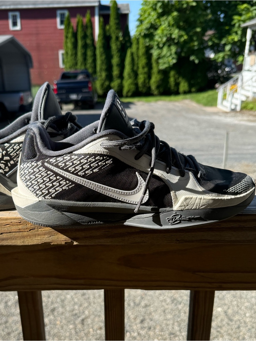 Sabrina Nike Low-Top Black and White Basketball Sneakers
